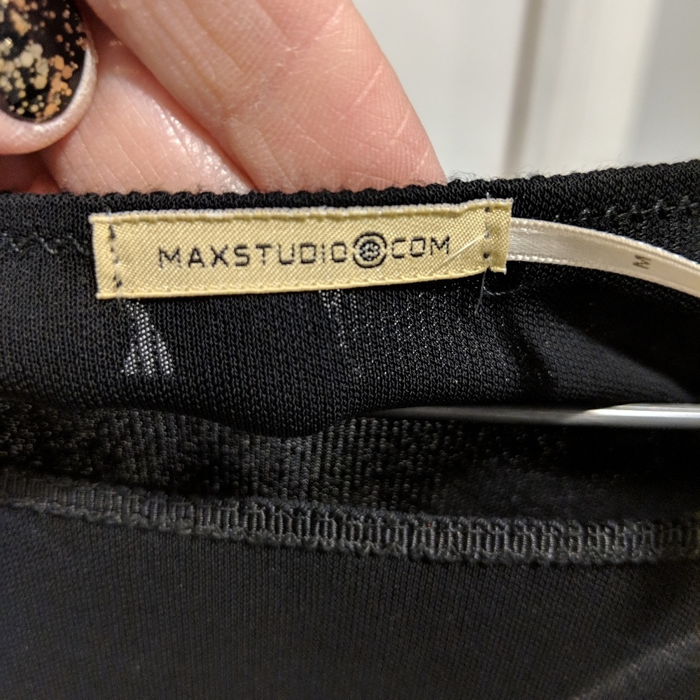 Max studio 2 pc matte Jersey modern skirt and top